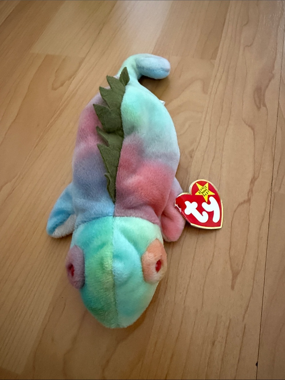 Ty Beanie Baby Iggy the Tie-Dye Iguana